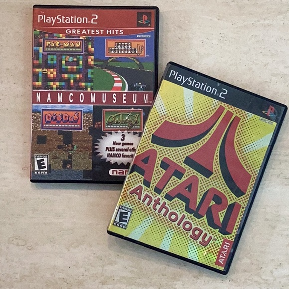 Namco Museum PlayStation 2 Game & Atari Anthology PS2 Game Greatest Hits Lot - Picture 8 of 11
